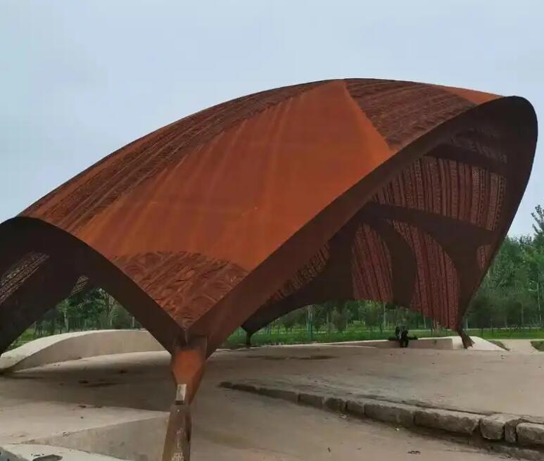 类乌齐耐候钢幕墙案例